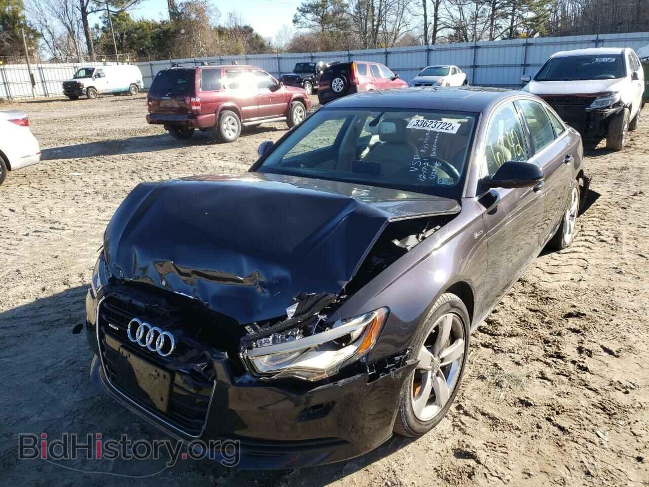 2012 AUDI A6 - VIN: WAUGGAFC0CN070328 - Фото 2