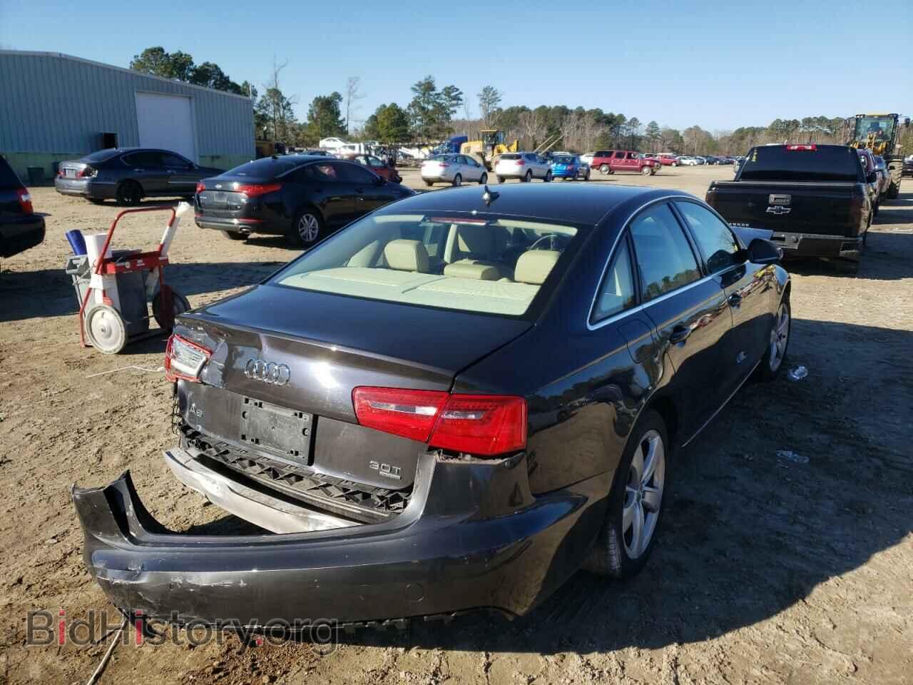 2012 AUDI A6 - VIN: WAUGGAFC0CN070328 - Фото 4