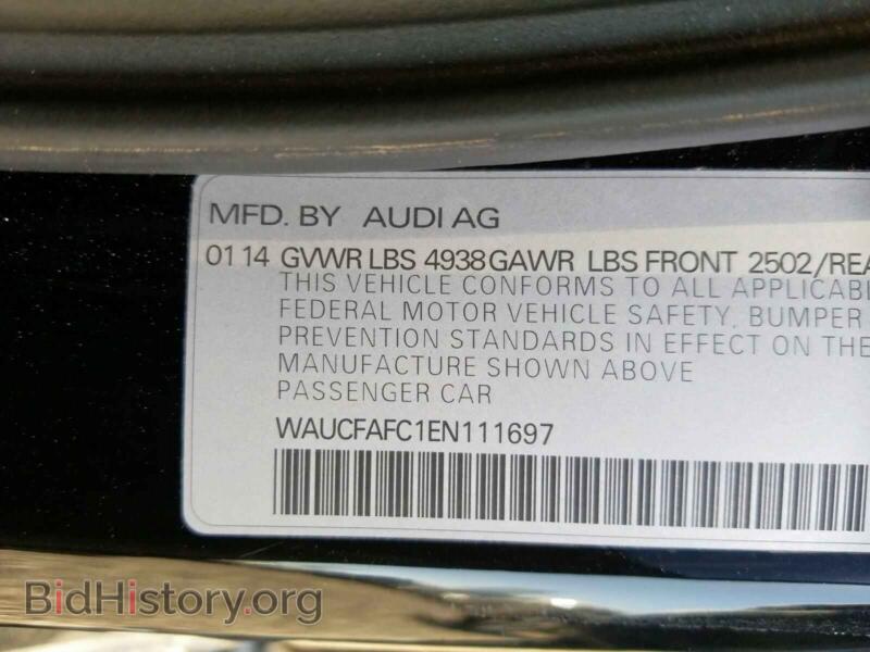 2014 Audi A6 (VIN WAUCFAFC1EN111697) — фото 10 из 10