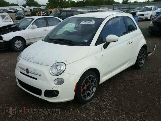 2012 FIAT 500 - VIN: 3C3CFFBR9CT233820 - Фото 2