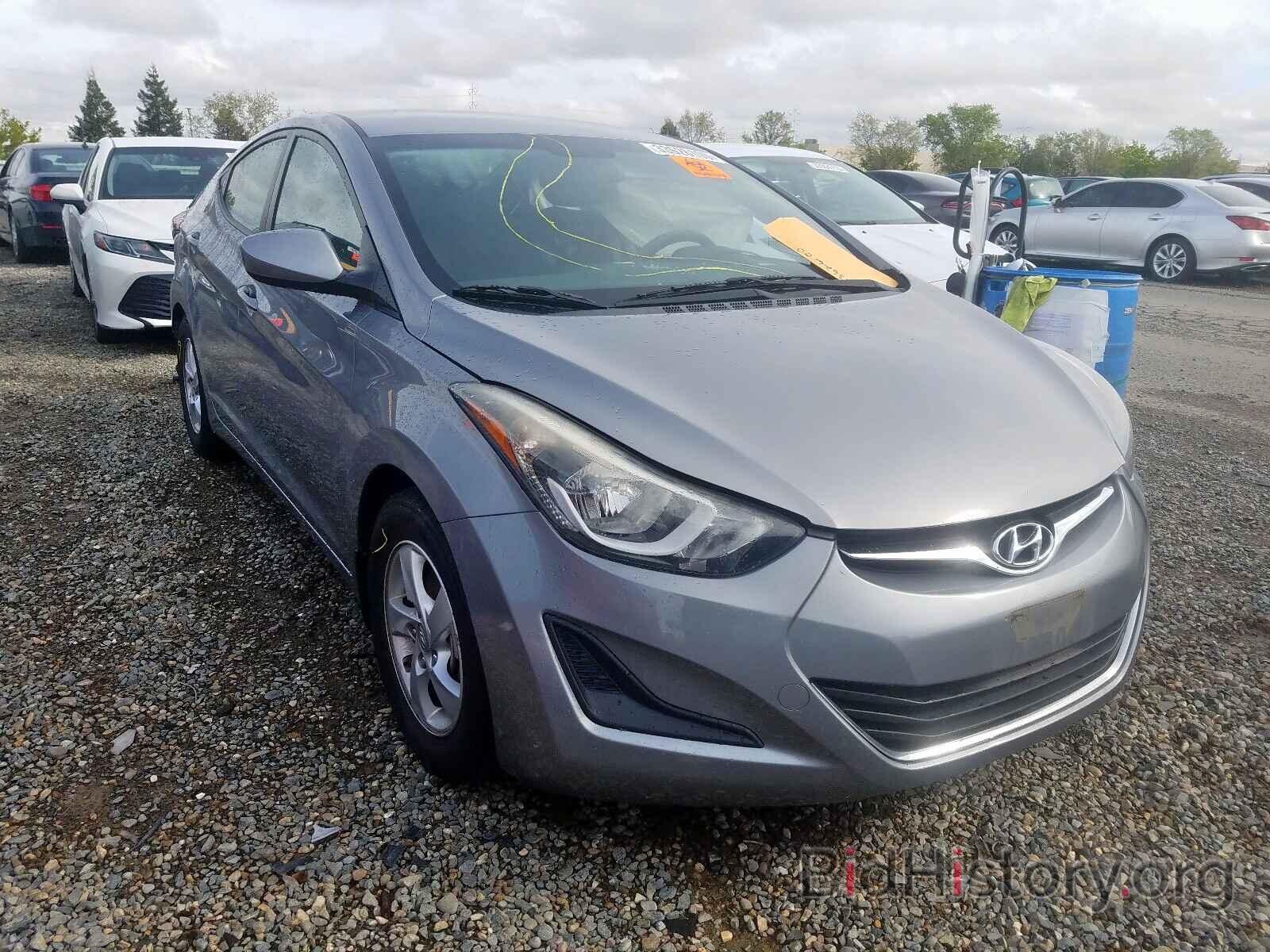 Photo KMHDH4AE9EU118345 - HYUNDAI ELANTRA 2014