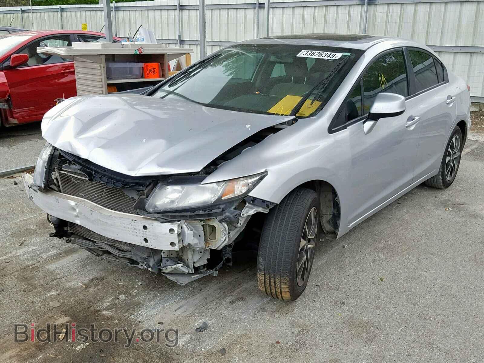 2013 HONDA CIVIC - VIN: 2HGFB2F87DH539165 - Фото 2