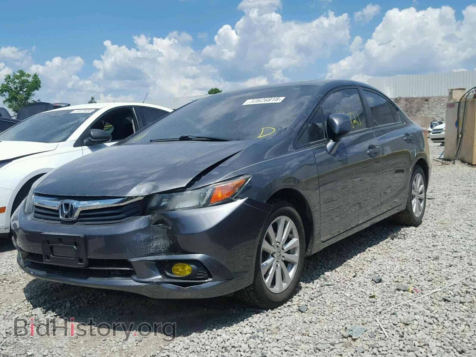 2012 HONDA CIVIC - VIN: 19XFB2F85CE052393 - Фото 2