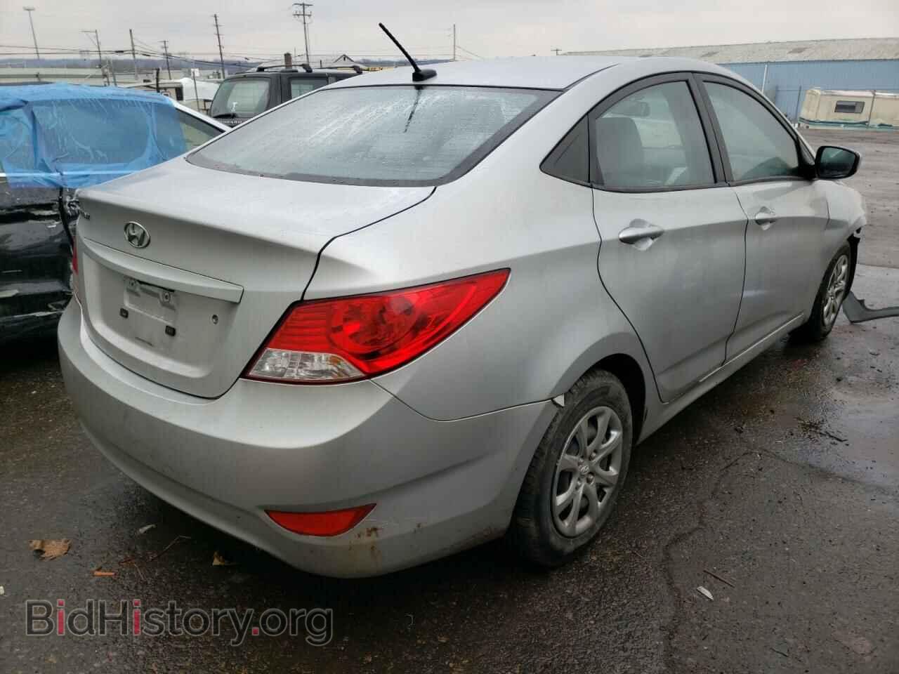 2012 HYUNDAI ACCENT - VIN: KMHCT4AEXCU154648 - Фото 4