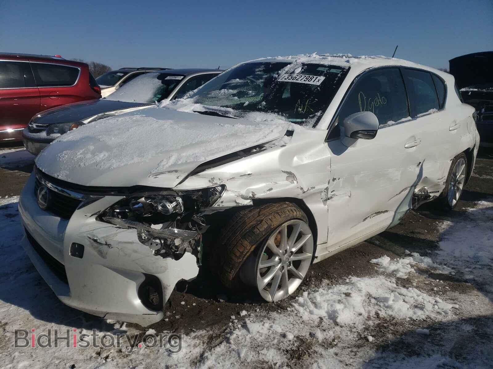 2012 LEXUS CT 200 - VIN: JTHKD5BH5C2108506 - Фото 2