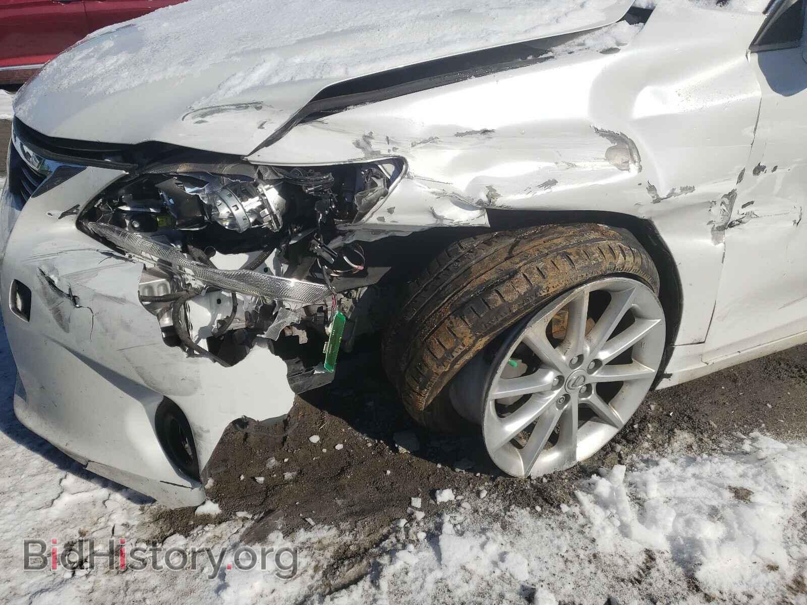 2012 LEXUS CT 200 - VIN: JTHKD5BH5C2108506 - Фото 9