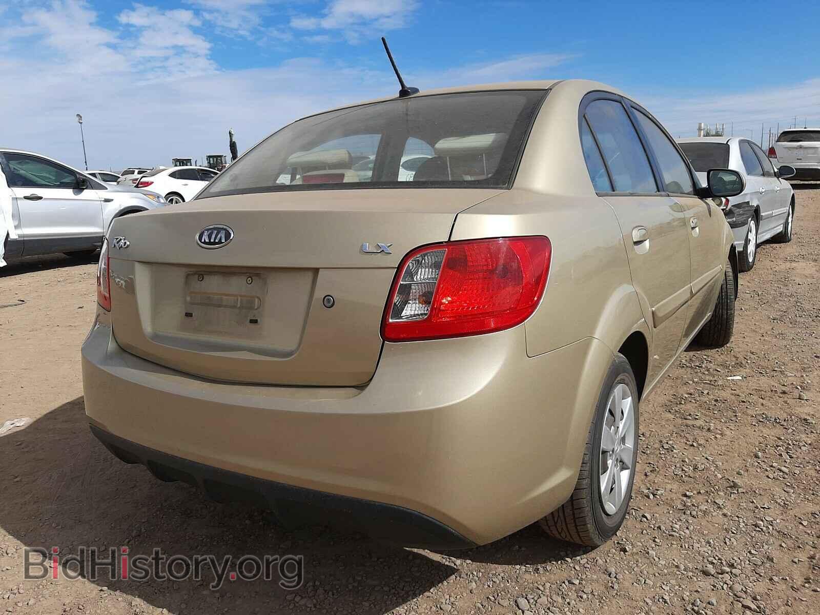 2011 KIA RIO - VIN: KNADH4A39B6731260 - Фото 4