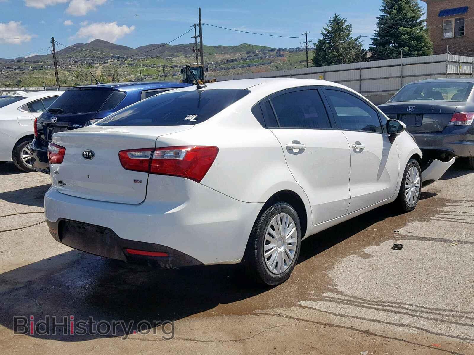 2012 KIA RIO - VIN: KNADM4A30C6086673 - Фото 4