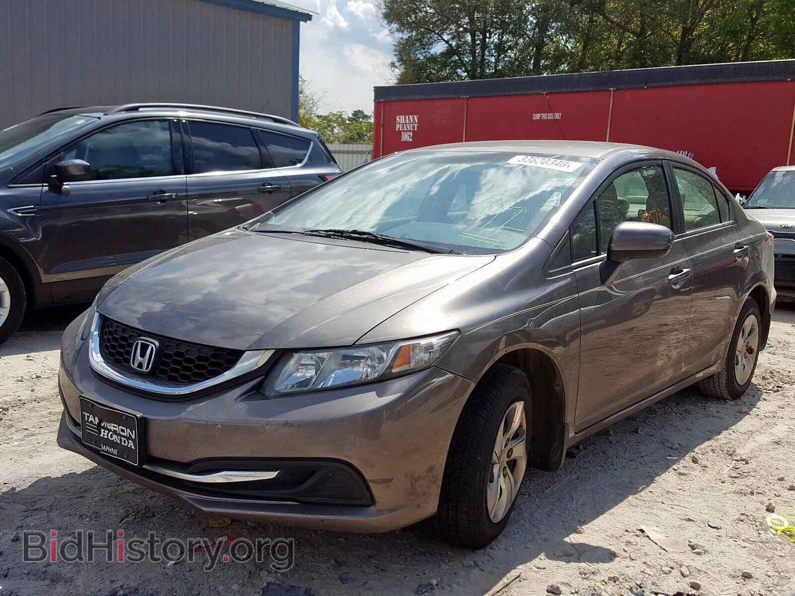 2014 HONDA CIVIC - VIN: 19XFB2F54EE022830 - Фото 2