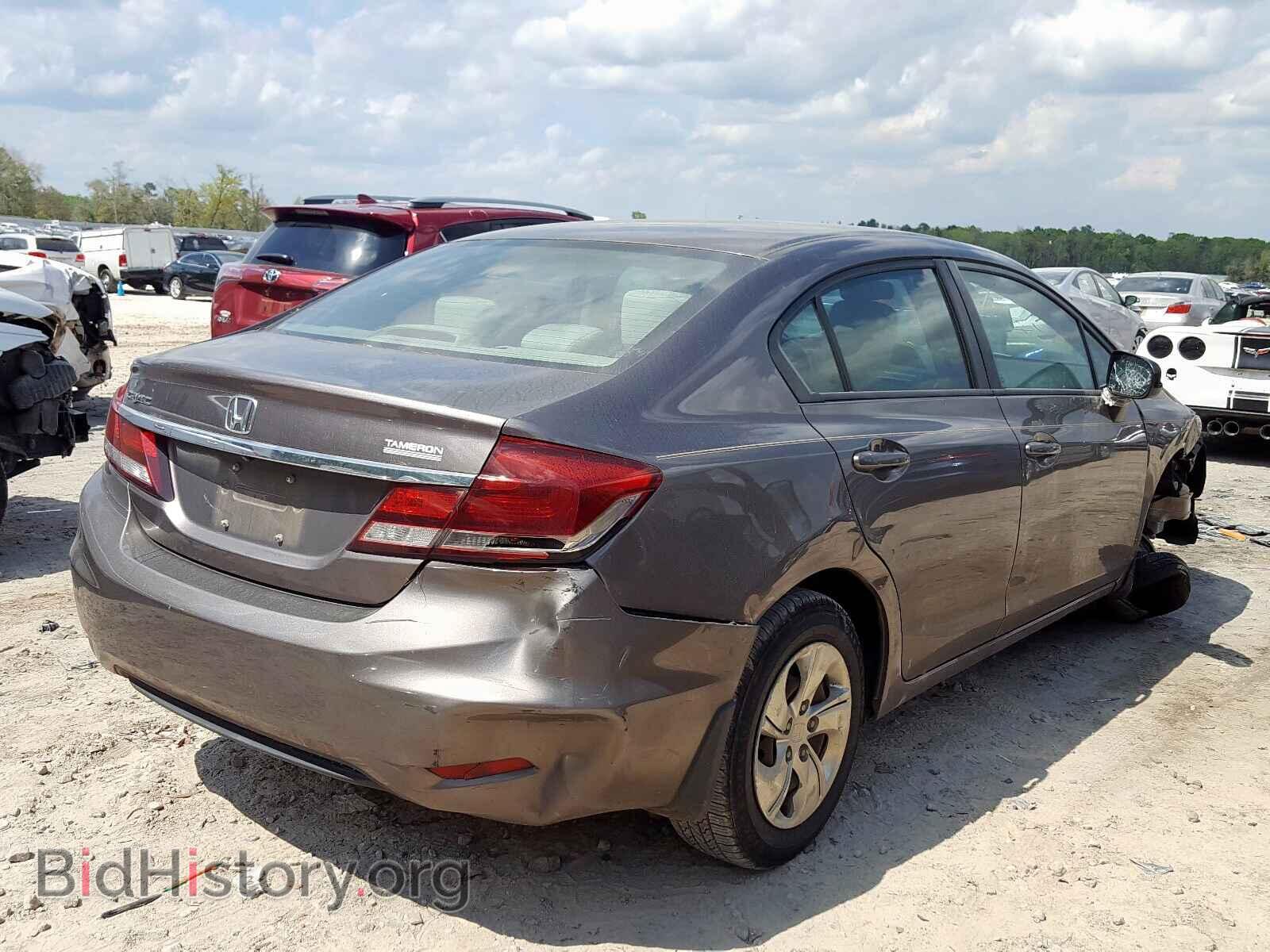 2014 HONDA CIVIC - VIN: 19XFB2F54EE022830 - Фото 4