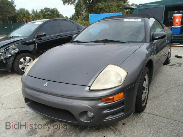 2003 MITSUBISHI ECLIPSE - VIN: 4A3AE45G83E181324 - Фото 2