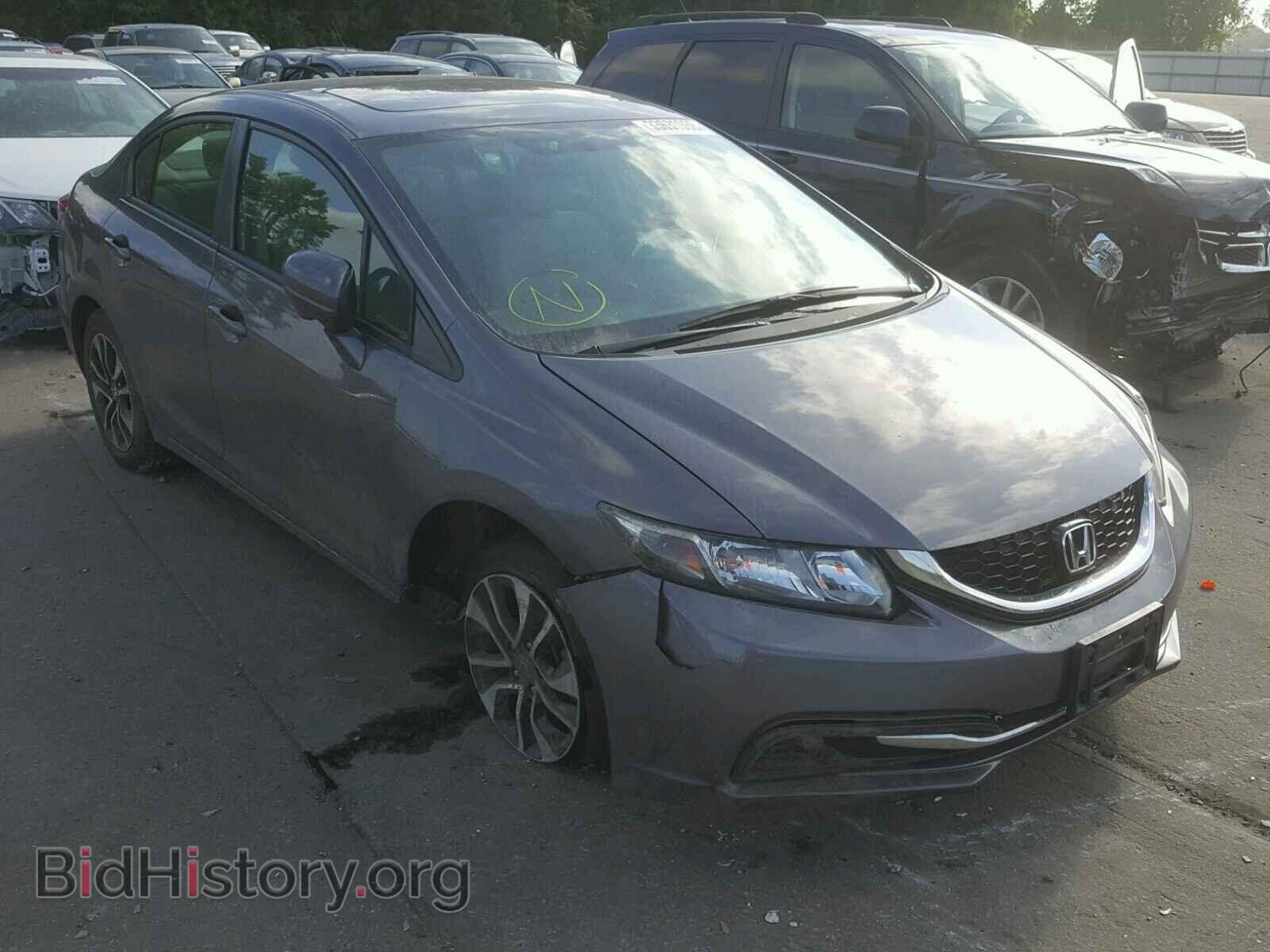 2014 Honda CIVIC Civic EX (VIN 19XFB2F85EE231729) — фото 1 из 10, Copart, повреждение: передняя часть