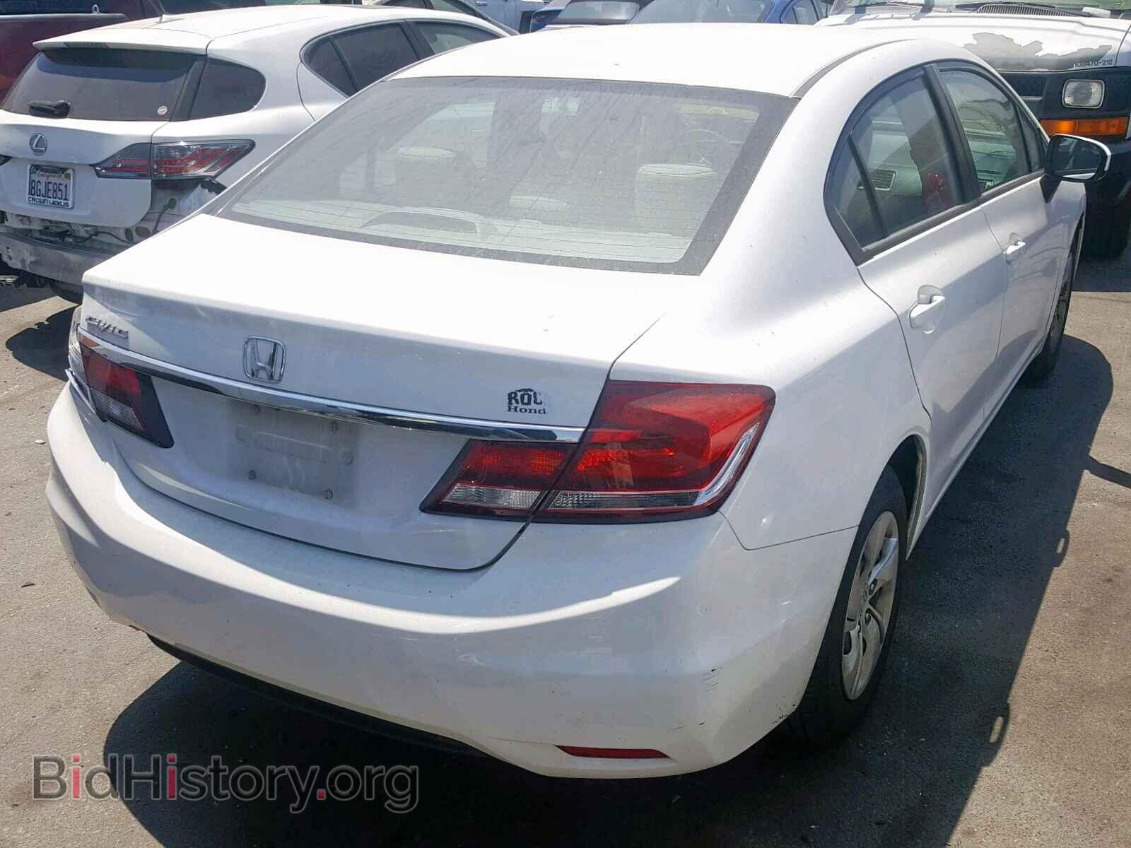 2014 HONDA CIVIC LX - VIN: 19XFB2F54EE252111 - Фото 4
