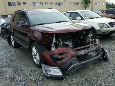 2016 Ford EXPLORER Explorer X, burgundy — VIN 1FM5K7D8XGGB70033, Copart