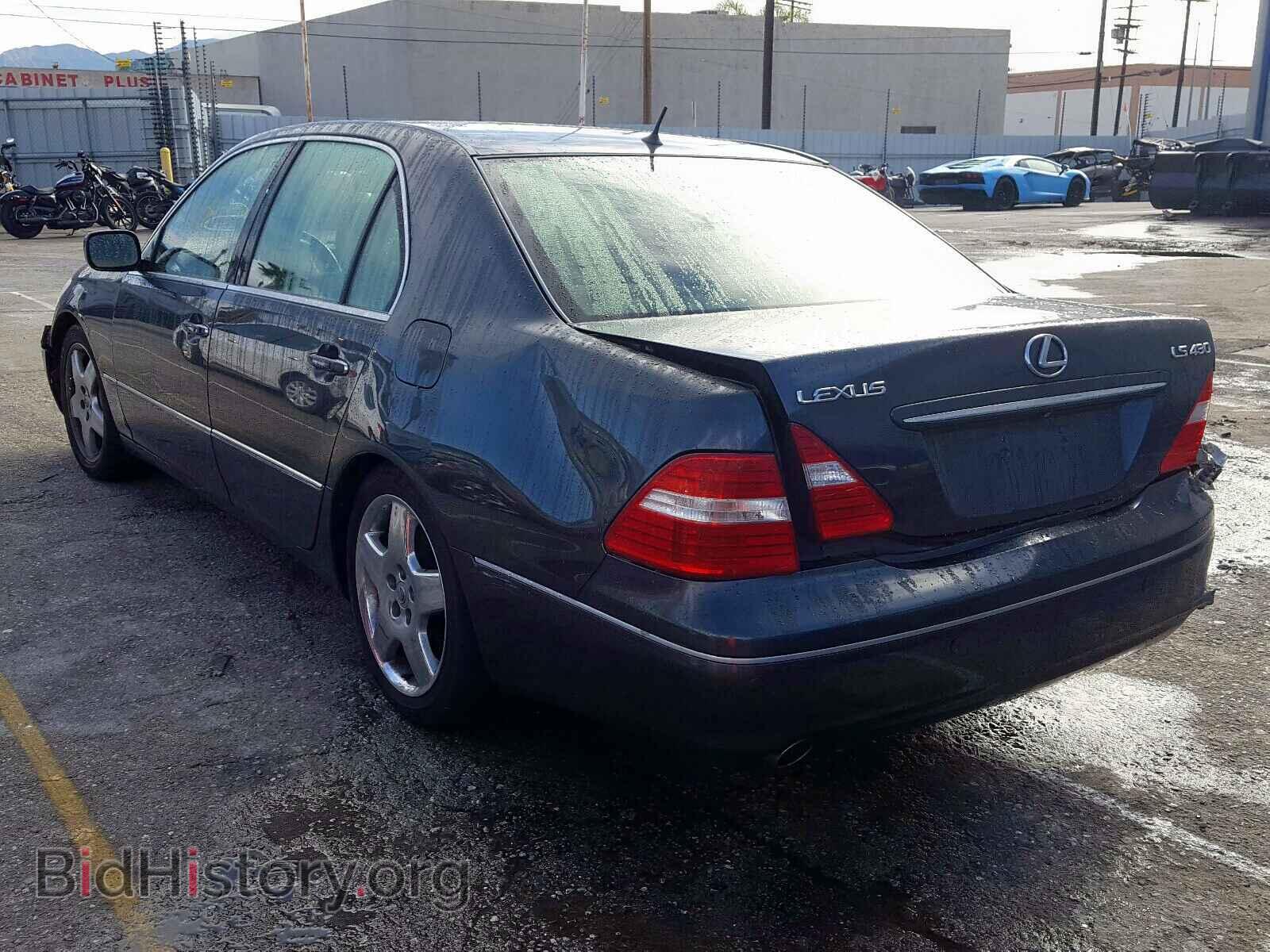 2005 LEXUS LS430 - VIN: JTHBN36F950176476 - Фото 3