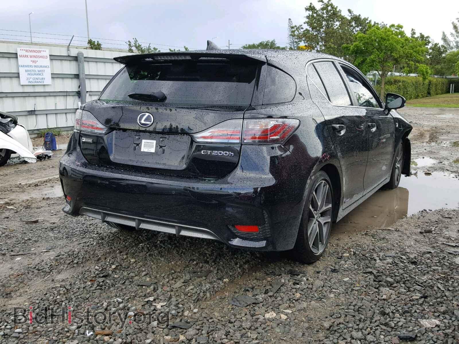 2016 LEXUS CT 200 - VIN: JTHKD5BHXG2263431 - Фото 4