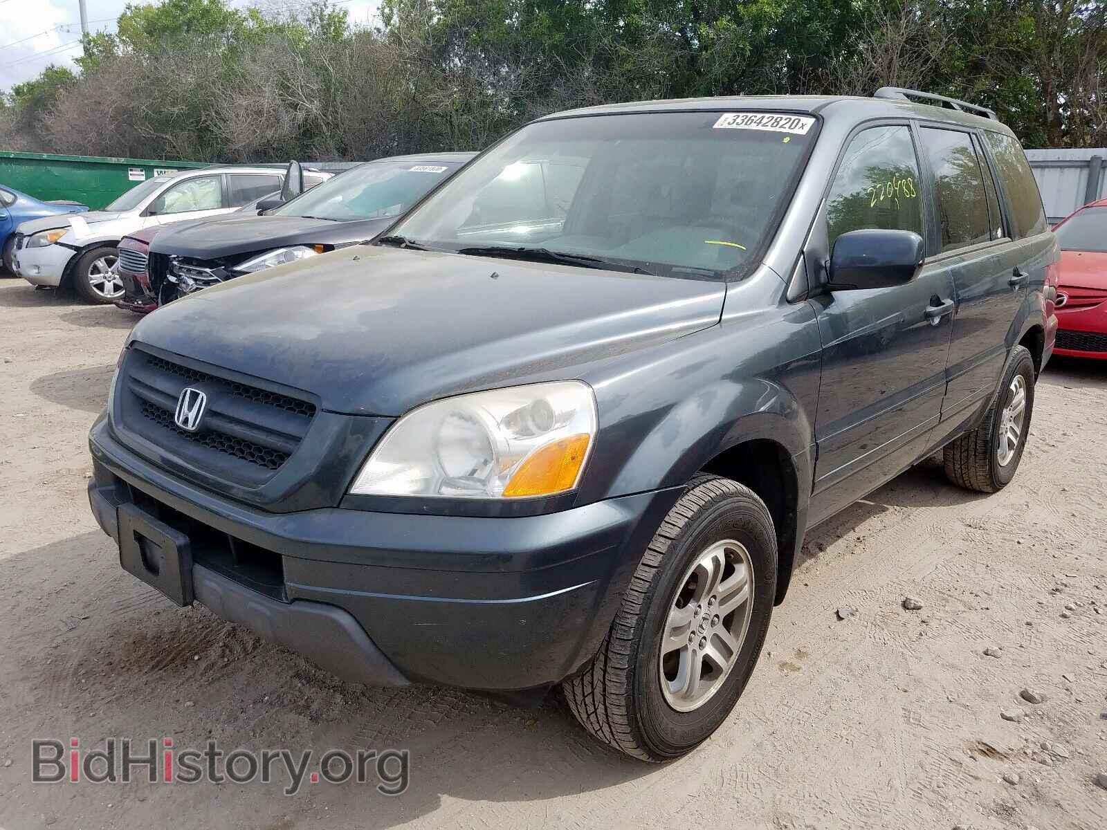 2005 HONDA PILOT - VIN: 5FNYF185X5B044362 - Фото 2