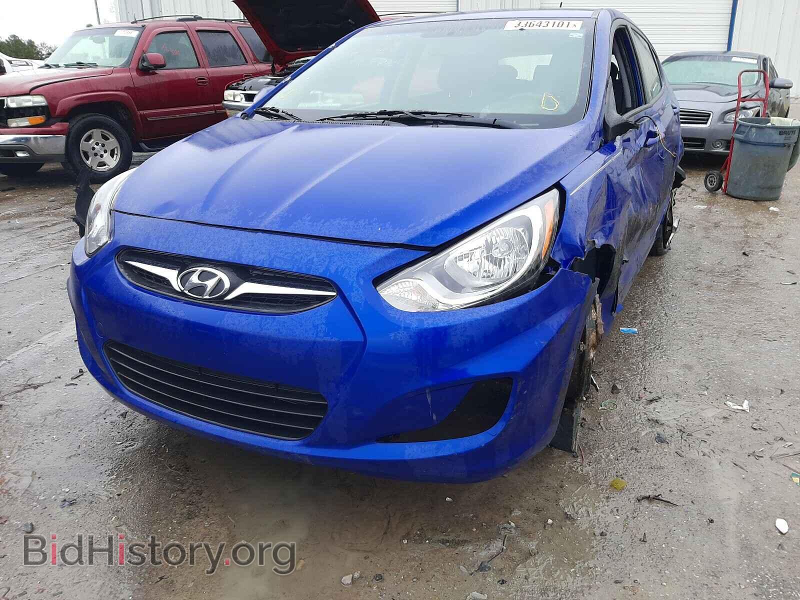 2013 HYUNDAI ACCENT - VIN: KMHCT5AEXDU079263 - Фото 2