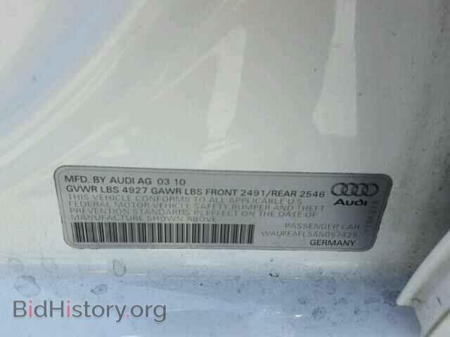 2010 AUDI A4 - VIN: WAUFFAFL5AN057425 - Фото 10
