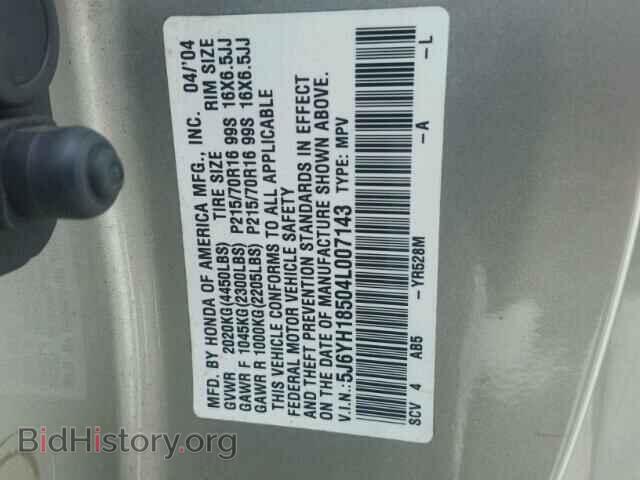 2004 HONDA ELEMENT - VIN: 5J6YH18504L007143 - Photo 10