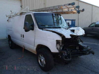 2008 Ford ECONOLINE, белый — VIN 1FTNE24WX8DA47025, Copart
