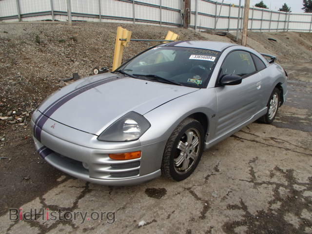 2001 MITSUBISHI ECLIPSE - VIN: 4A3AC84H61E216334 - Фото 2
