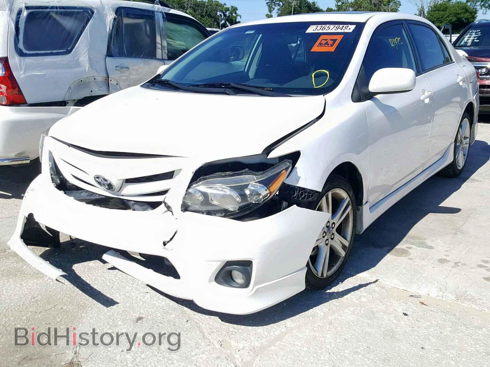 2013 TOYOTA COROLLA BA - VIN: 5YFBU4EE3DP099305 - Фото 2