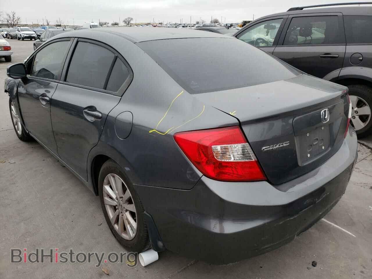 2012 HONDA CIVIC - VIN: 19XFB2F85CE005266 - Фото 3