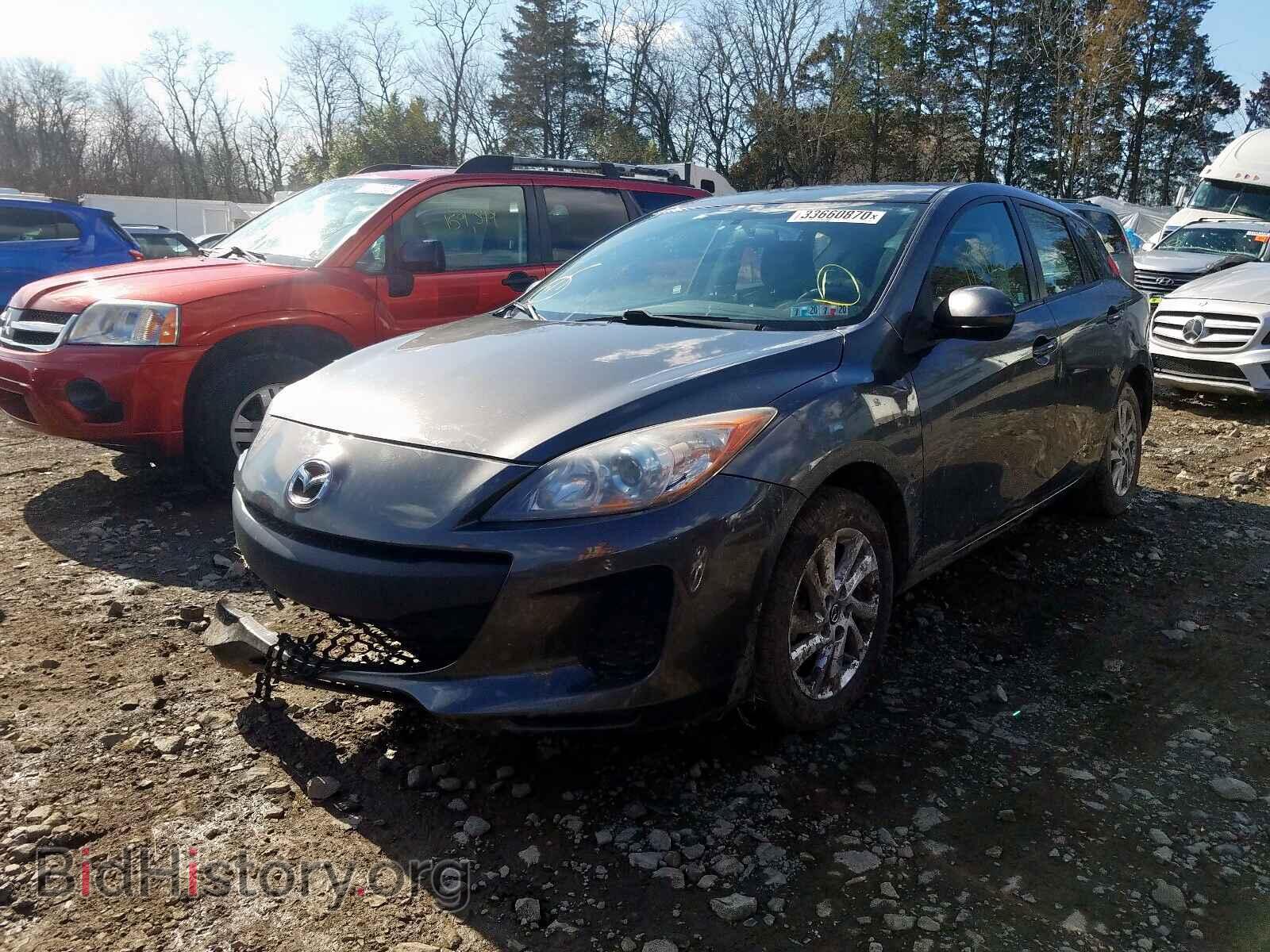 2013 MAZDA 3 - VIN: JM1BL1LP8D1734089 - Фото 2