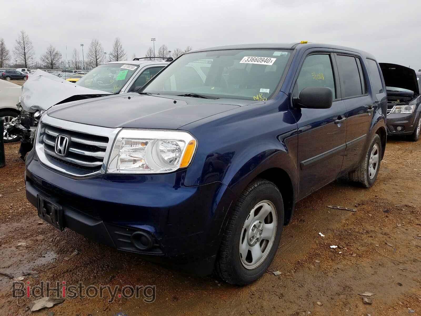2013 HONDA PILOT - VIN: 5FNYF4H25DB055775 - Фото 2
