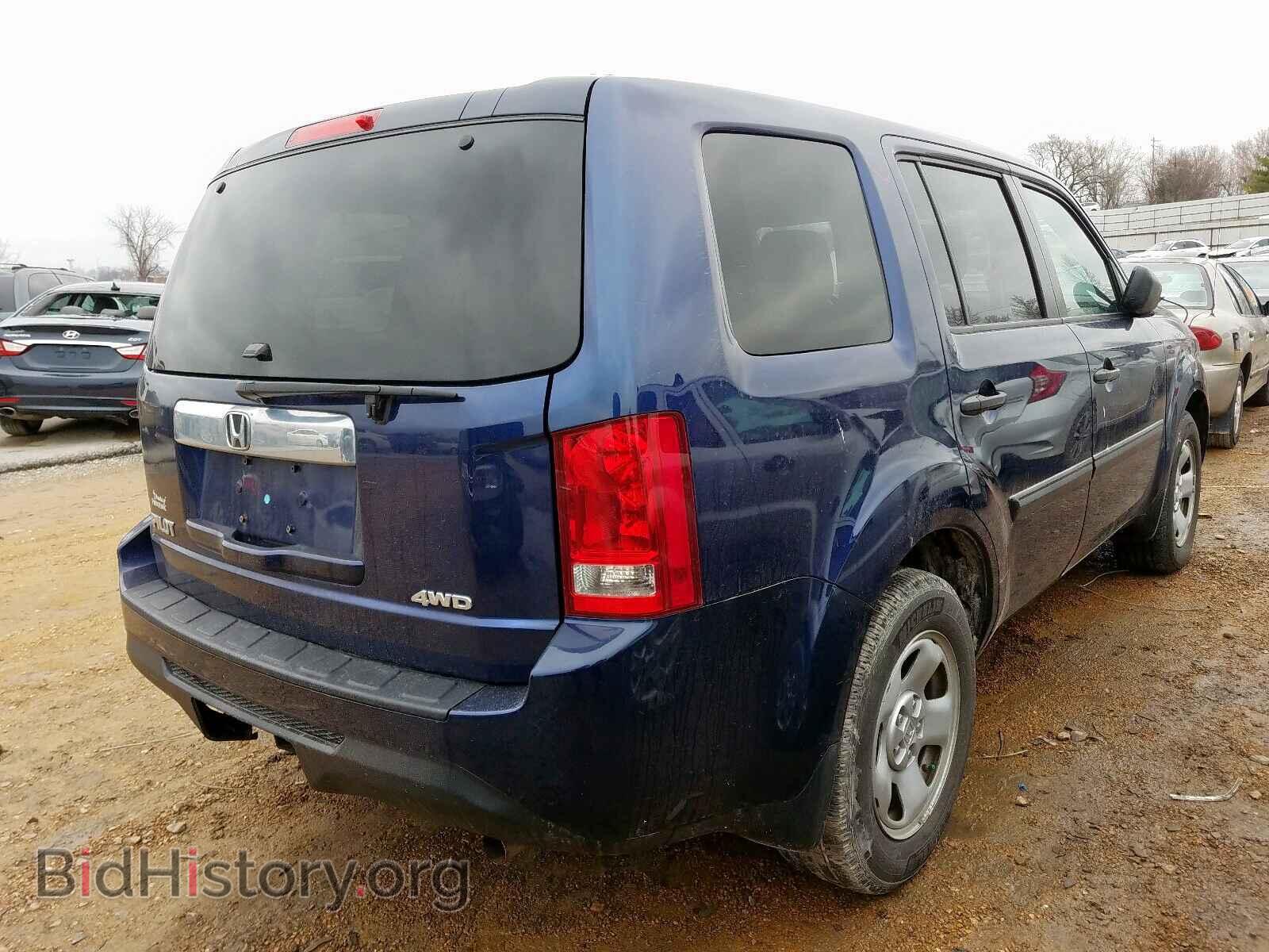 2013 HONDA PILOT - VIN: 5FNYF4H25DB055775 - Фото 4