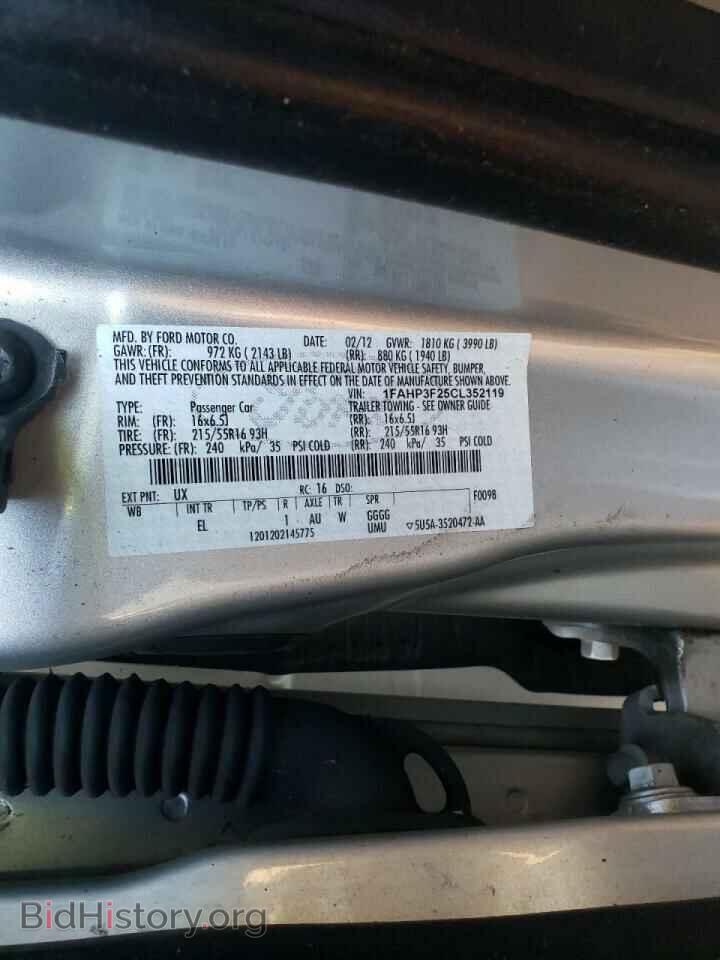 2012 FORD FOCUS - VIN: 1FAHP3F25CL352119 - Photo 10