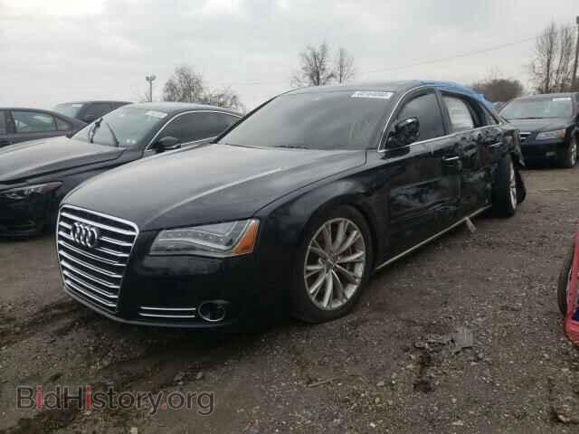 2011 AUDI A8 - VIN: WAURVAFD9BN013664 - Фото 2