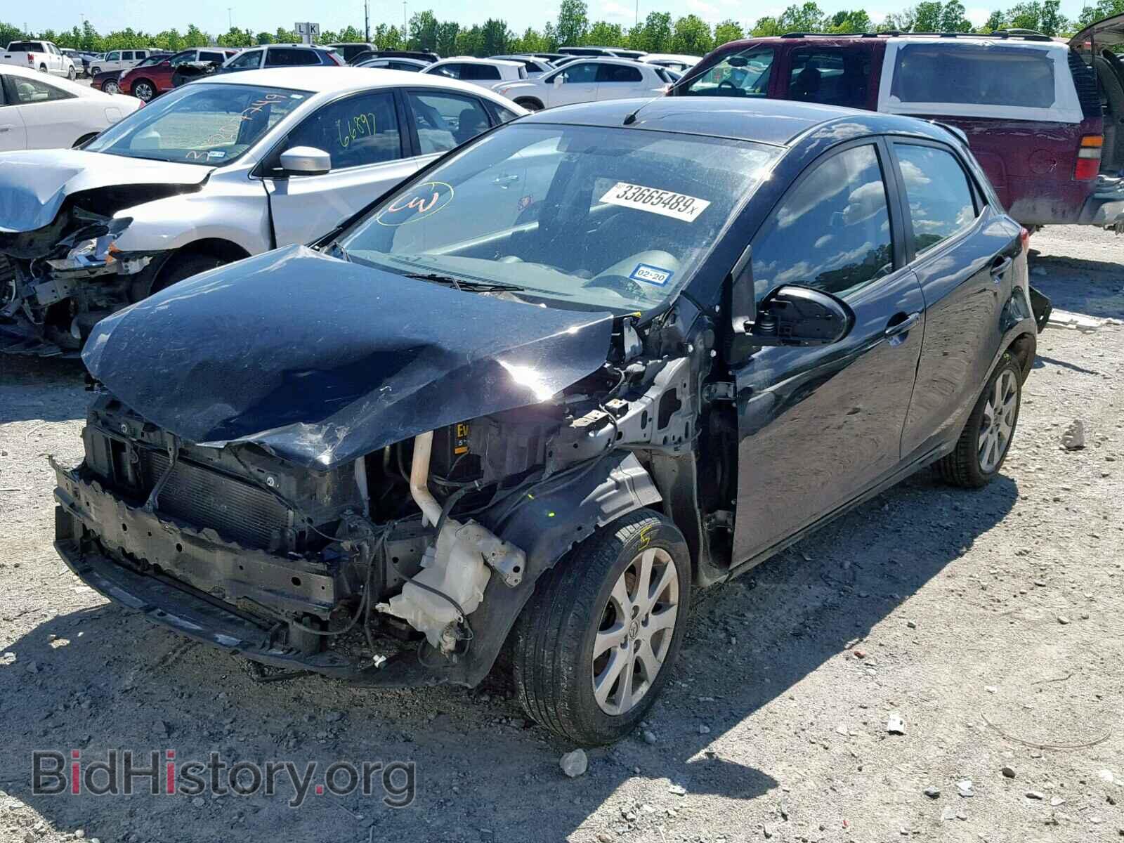 2012 MAZDA 2 - VIN: JM1DE1LY8C0136360 - Фото 2