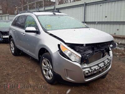 2013 Ford EDGE EDGE SEL, silver — VIN 2FMDK4JC6DBB19294, Copart