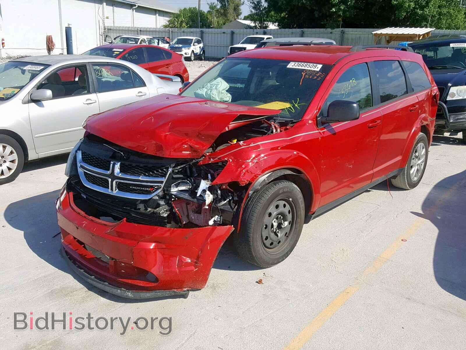 2017 DODGE JOURNEY SE - VIN: 3C4PDCAB6HT505186 - Фото 2