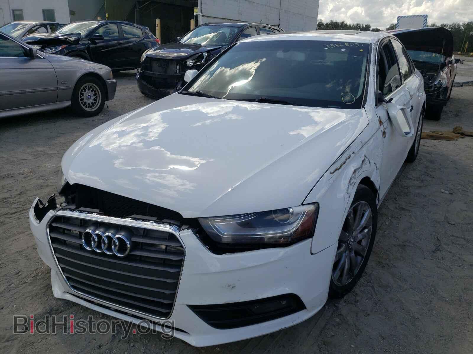 2013 AUDI A4 - VIN: WAUAFAFL4DA150118 - Фото 2