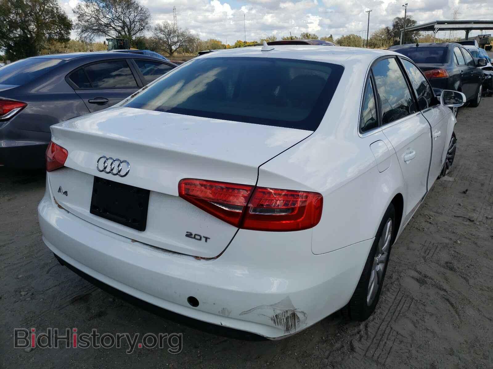 2013 AUDI A4 - VIN: WAUAFAFL4DA150118 - Фото 4