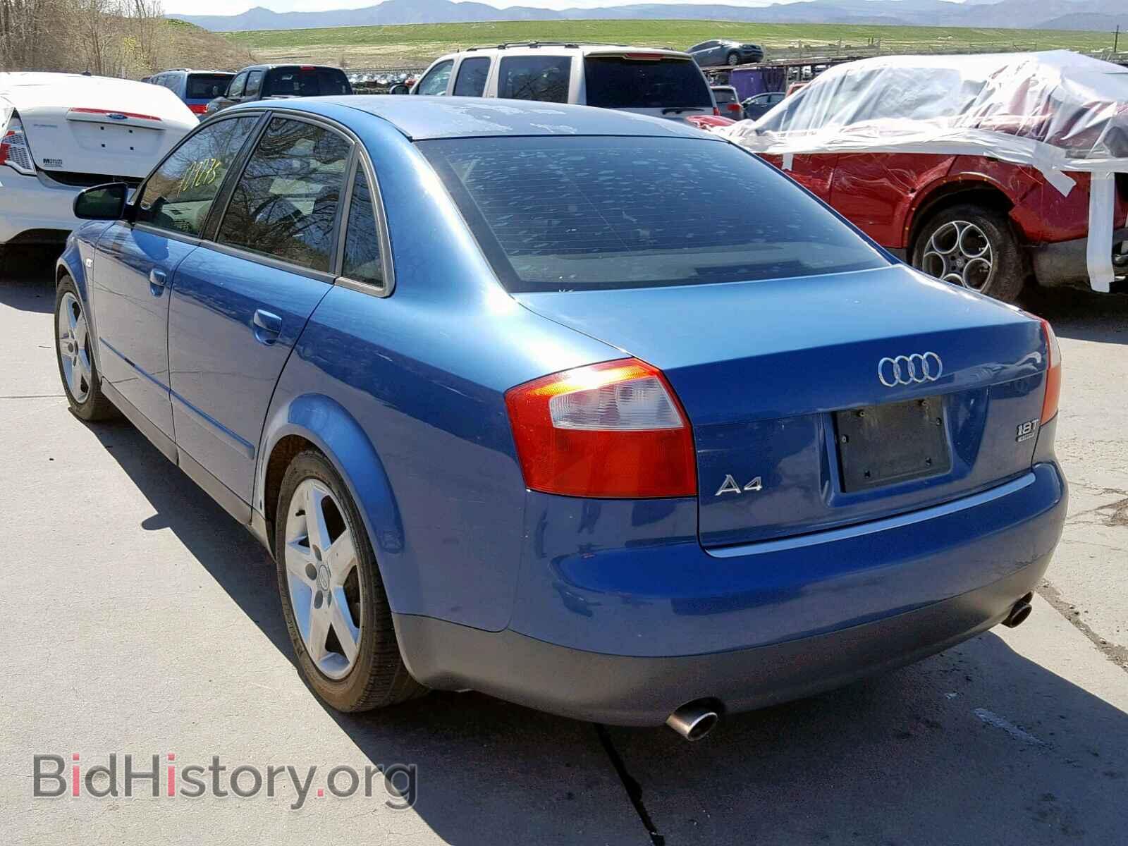 2002 AUDI A4 - VIN: WAULC68E12A135408 - Фото 3