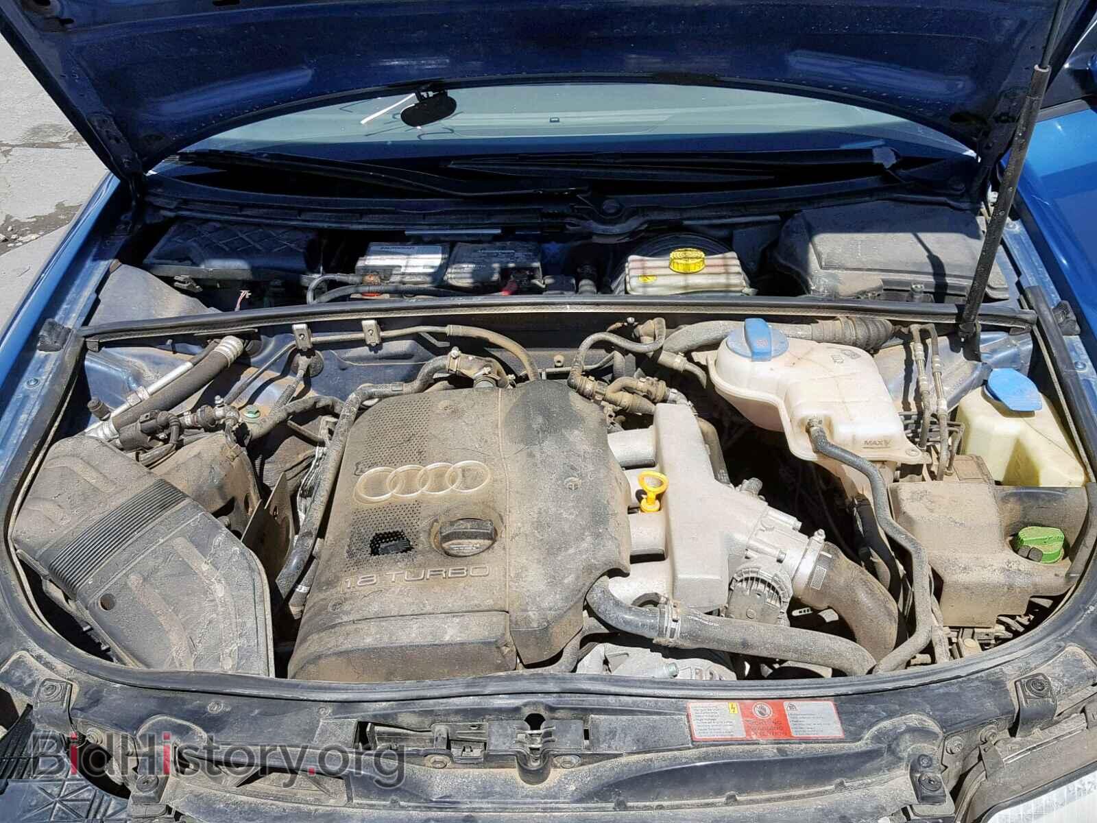 2002 AUDI A4 - VIN: WAULC68E12A135408 - Фото 7