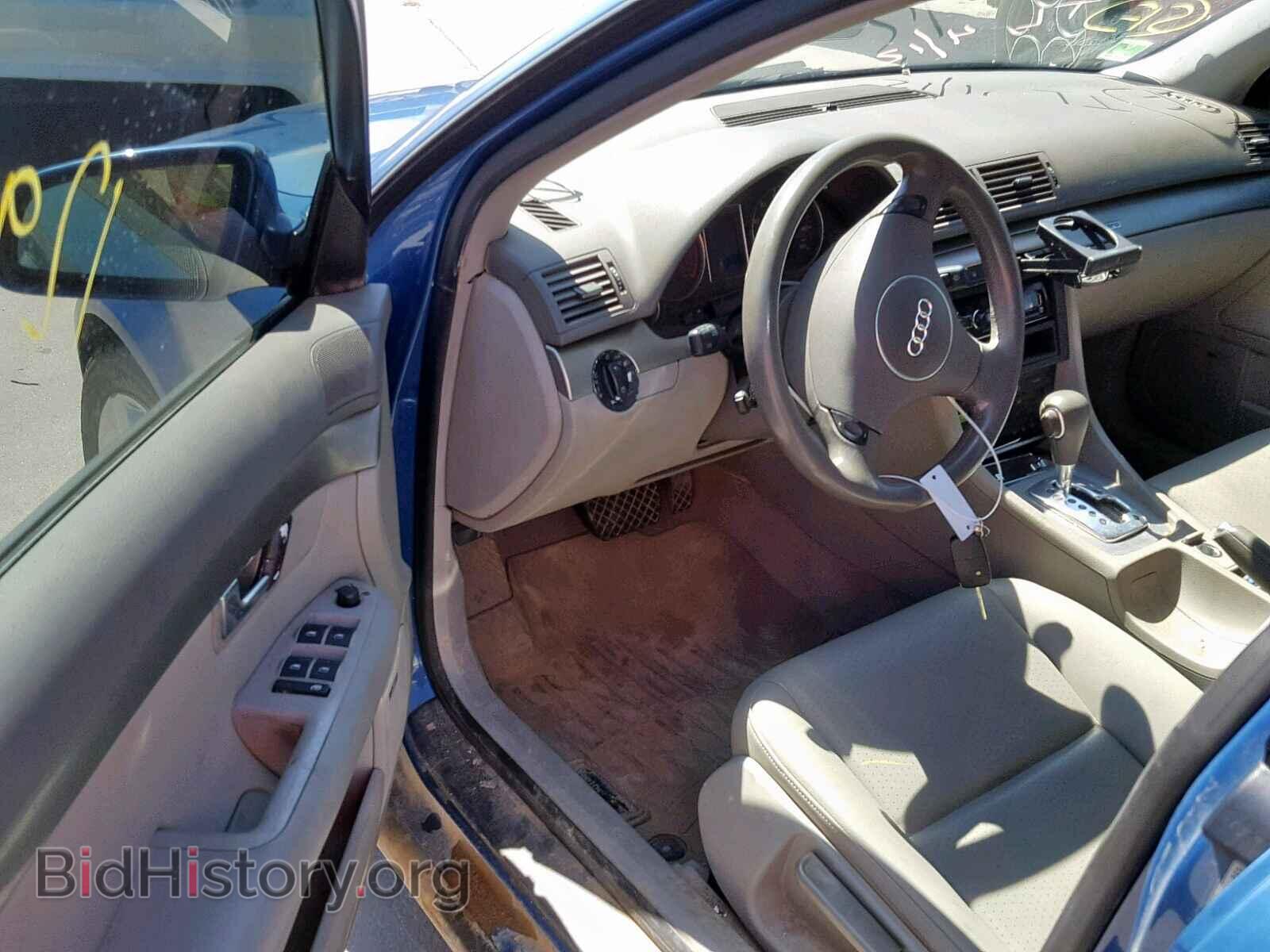 2002 AUDI A4 - VIN: WAULC68E12A135408 - Фото 9