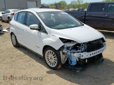 2016 Ford CMAX C-Max SE, white — VIN 1FADP5AU5GL117115, Copart