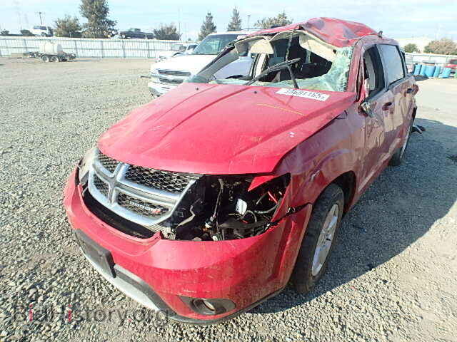 2012 DODGE JOURNEY - VIN: 3C4PDDBG8CT249352 - Фото 2