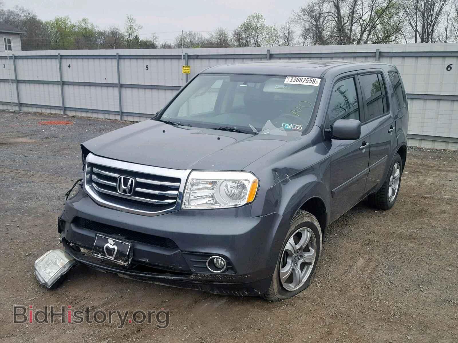 2013 HONDA PILOT EXL - VIN: 5FNYF4H56DB014551 - Фото 2