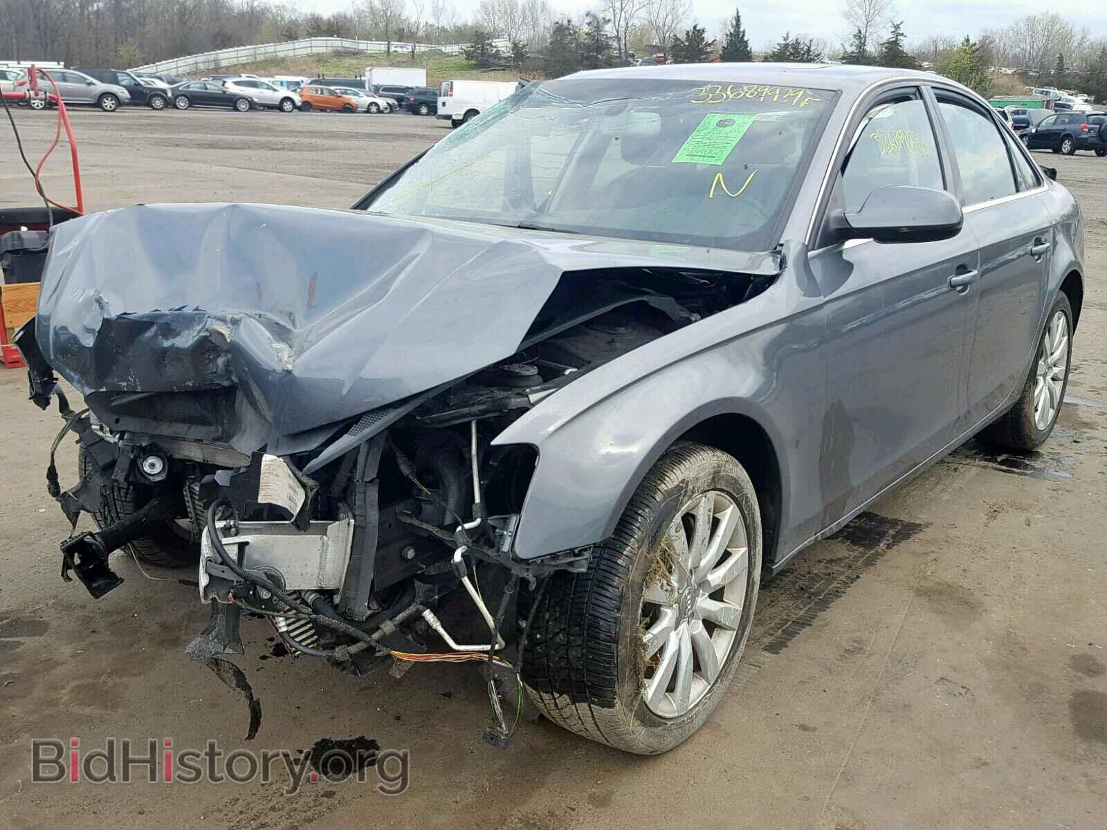2012 AUDI A4 - VIN: WAUBFAFL7CN017915 - Фото 2