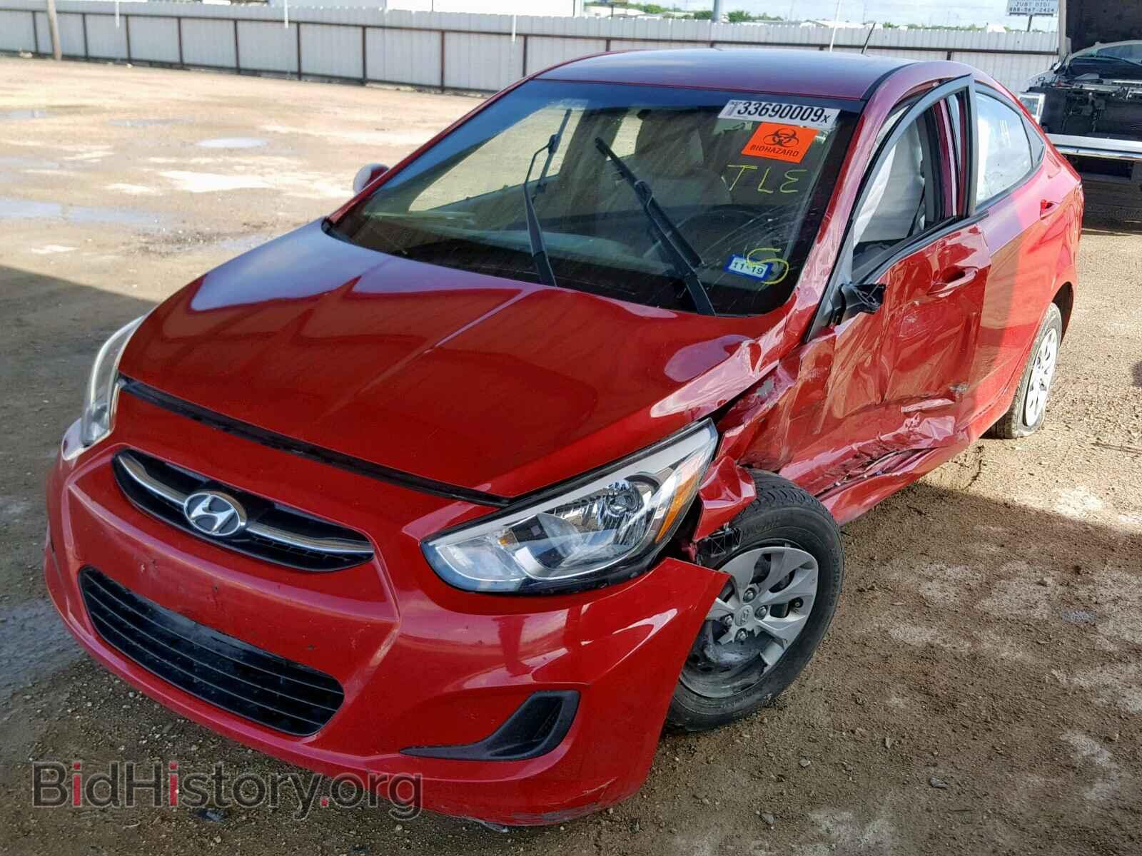 2016 HYUNDAI ACCENT - VIN: KMHCT4AE6GU981312 - Фото 2