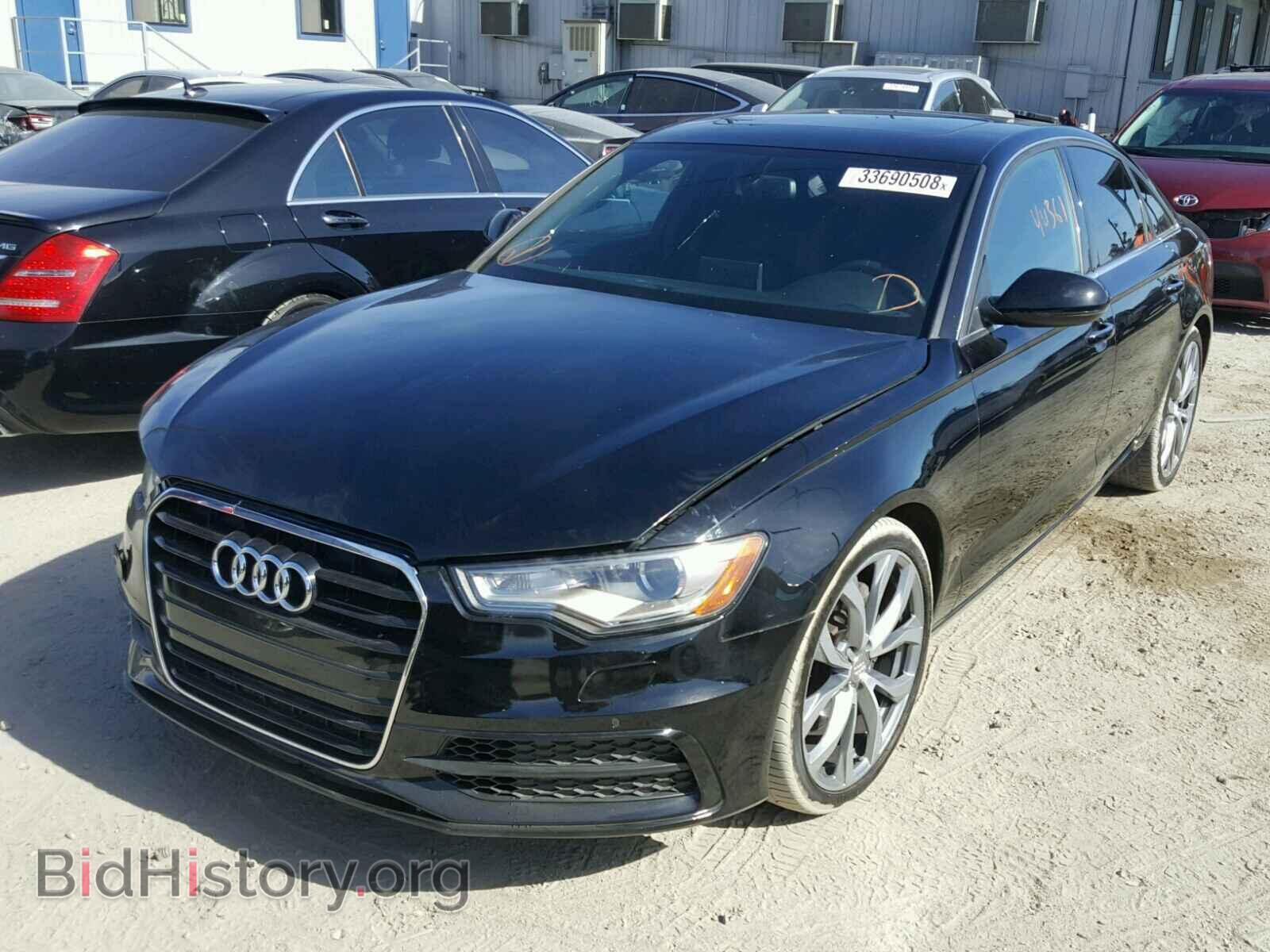 2014 AUDI A6 - VIN: WAUGFAFC2EN148789 - Фото 2