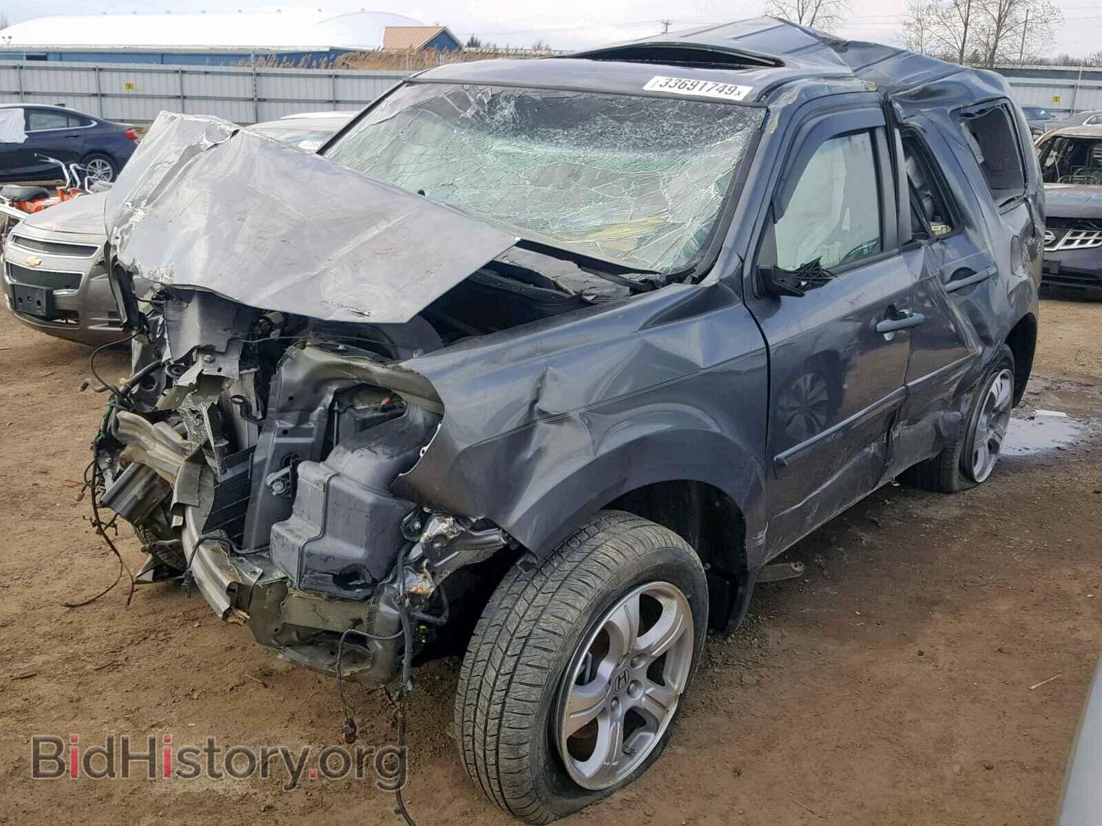 2012 HONDA PILOT EXL - VIN: 5FNYF3H54CB037089 - Фото 2