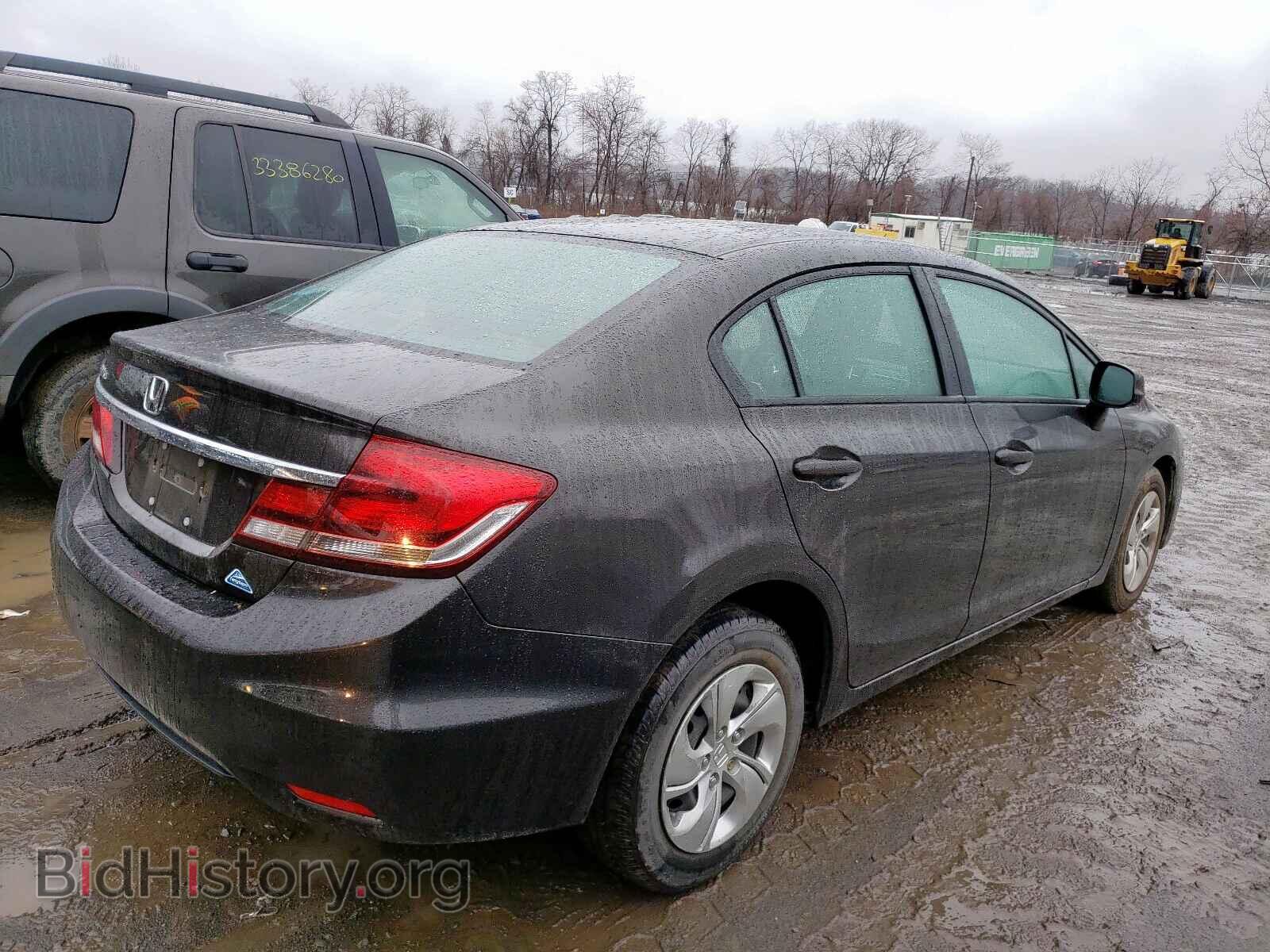 2013 HONDA CIVIC - VIN: 19XFB2F51DE237337 - Фото 4