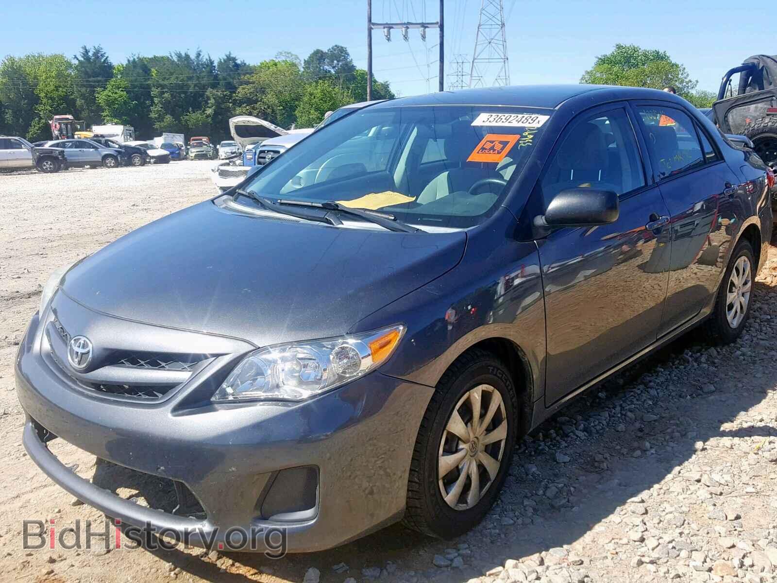 2011 TOYOTA COROLLA BA - VIN: 2T1BU4EE3BC608077 - Фото 2